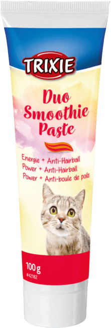 Паста для выведения шерсти  – TRIXIE Duo Smoothie Paste, Power + Anti-Hairball, 100 г