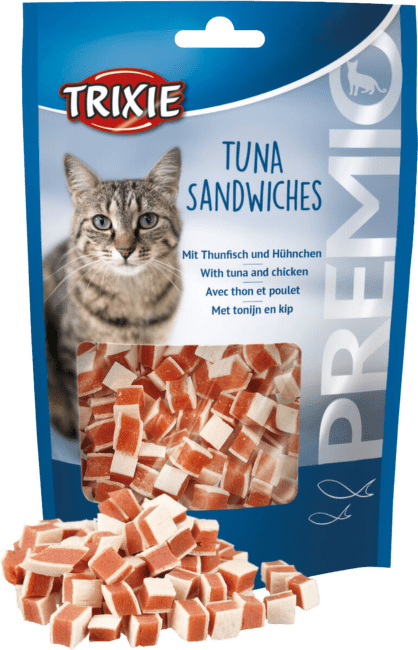 Лакомство для кошек – TRIXIE PREMIO Tuna Sandwiches, 50 г