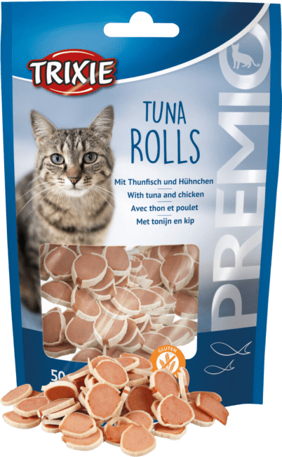 Лакомство для кошек – TRIXIE PREMIO Tuna Rolls, 50 г