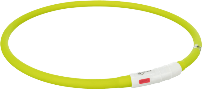 Отражающий ошейник для собак – TRIXIE Flash light ring USB, XS–XL: 70 см, green