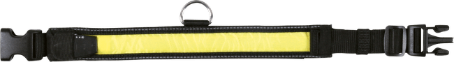 Obojek Flash blikací pro psy Trixie M-L černo-žlutá 40-55cm*35mm
