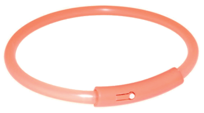 Отражающий ошейник для собак - Safer Life Flash Light Band, M, 42cm, оранжевый