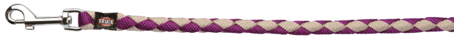 Vodítko pro psy Cavo Trixie S-M 1m*12mm fialovo-stříbrné