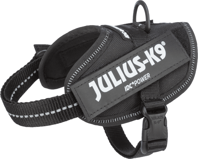 Postroj pro psy Trixie Julius-K9 IDC® černý 2XS/Baby 2 33–45 cm × 18 mm