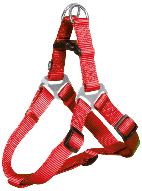 Krūšu siksna suņiem - Premium One Touch harness, XS–S: 30–40 cm/10 mm, sarkana