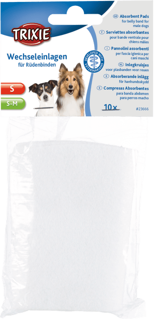 Absorpční vložky Trixie do břišního pásu pro psa S–M 10 ks