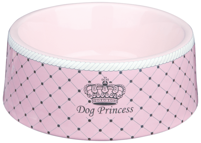 Miska keramická pro psy Trixie Dog Princess růžová 20cm*1000ml