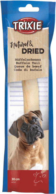 Gardums suņiem – TRIXIE Buffalo tail, dried, 30 cm