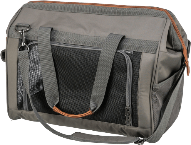 Transportēšanas soma dzīvniekiem – TRIXIE Finlay Carrier, 43 x 26 x 32 cm, grey
