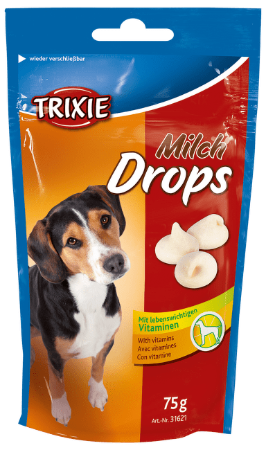 Лакомство для собак - TRIXIE Milchodrops 75 г