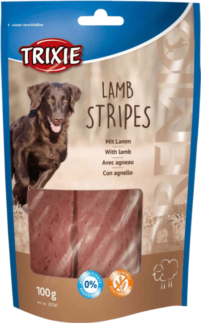 Лакомство для собак - TRIXIE Premio Lamb Stripes, 100 г