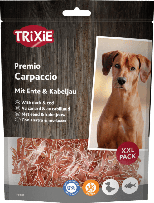 Gardums suņiem - TRIXIE PREMIO Carpaccio with Duck and Fish, 80 g