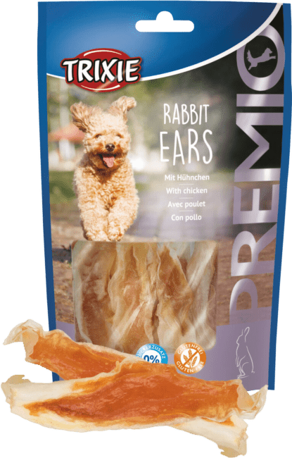 Лакомство для собак – TRIXIE PREMIO Rabbit Ears, 80 г