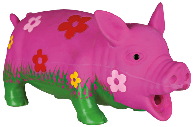 Rotaļlieta suņiem – TRIXIE Flower Pig, Latex, 20 cm