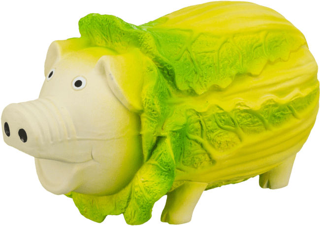 Игрушка для собак – TRIXIE Cabbage pig, latex, 23 см