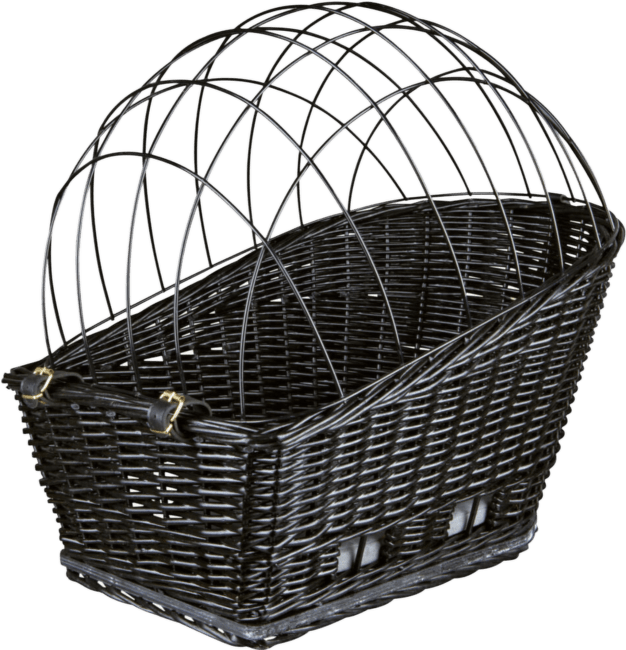 Корзина для велосипеда – TRIXIE Bicycle Basket, Black, 35 x 49 x 55 см