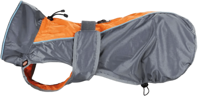 Trixie pršiplášť Solid L 55 cm šedá/oranžová