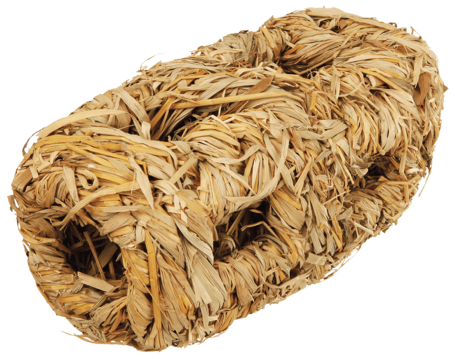 Аксессуар для грызунов - Trixie соломенный домик, 19 cм