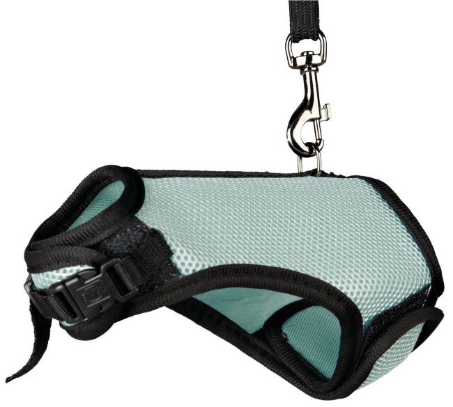 Krūšu siksna grauzējiem – Trixie Soft Harness with Leash 18–25 cm, 1,2 m
