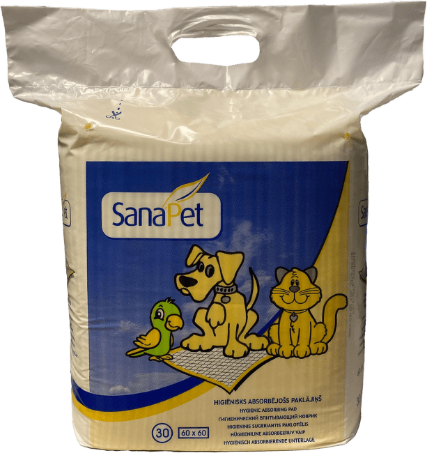 Впитывающие пеленки - Sana-Pet, 60 x 60 см, 30 шт.