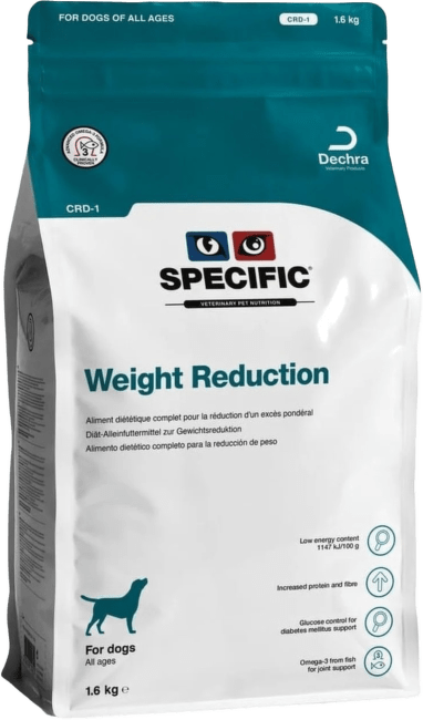 Veterinārā barība suņiem – Specific CRD-1 Weight Reduction, 1,6 kg