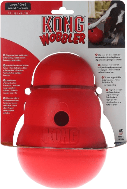 Игрушка для собак – KONG Wobbler, L, Red