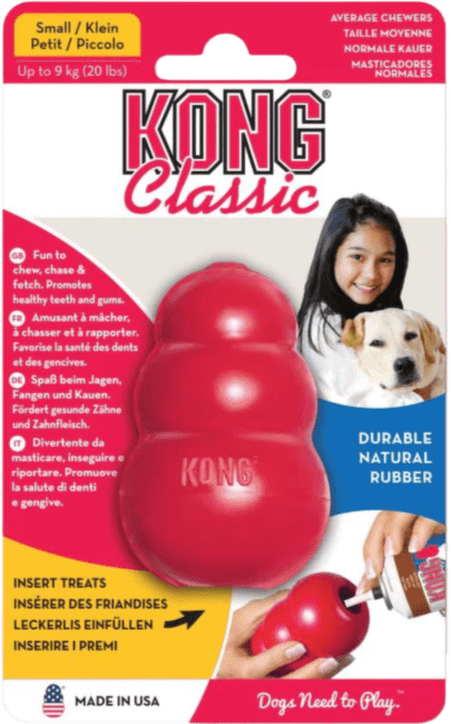 Игрушка для собак – KONG Classic, S, Red