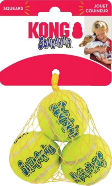 Rotaļlieta suņiem – KONG Squeak AirDog, Ball, S