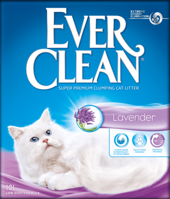 Mačacie stelivo Ever Clean levanduľa hrudkujúce 10l