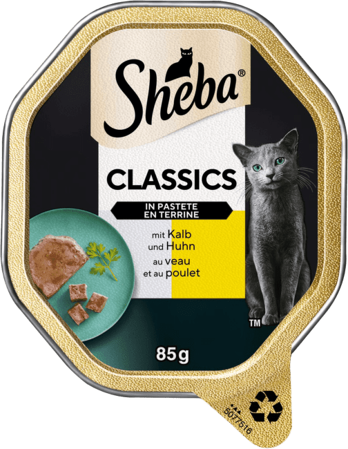 Konservi kaķiem – Sheba Tray Veal, 85 g