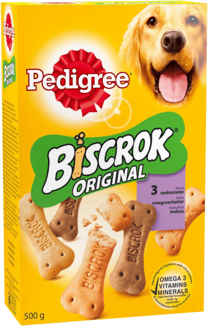 Лакомство для собак – Pedigree Biscrok, 500 г