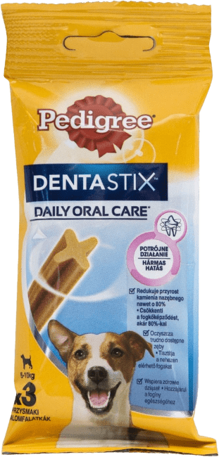 Лакомство для собак – Pedigree Dentastix Small 3 шт., 47 г