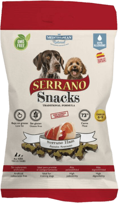 Serrano pamlsok pre psy šunka 100 g 