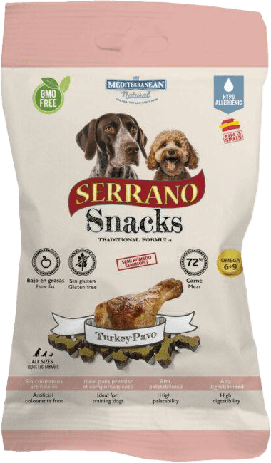 Serrano pamlsky pre psy morčacie 100 g 