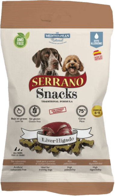 Serrano pamlsky pre psy pečeňove 100 g 