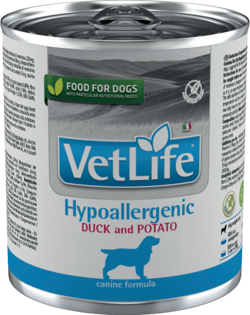 Vetlife  Hypoallergenic dog konzerva kačka,zemiak 300 g