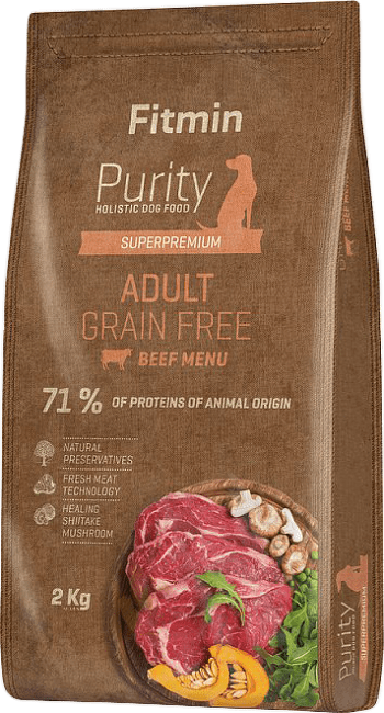Krmivo Fitmin Purity Adult Beef Grain Free 2 kg