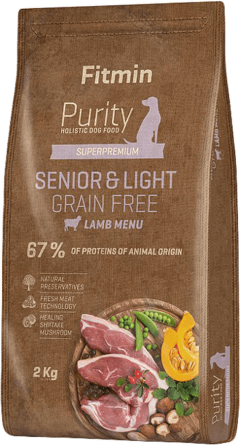 Krmivo Fitmin Purity Senior & Light Grain Free Lamb 2kg