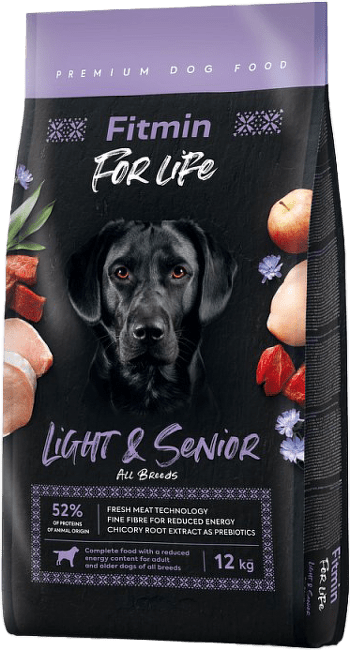 Krmivo Fitmin For Life Light & Senior pro psy 12 kg