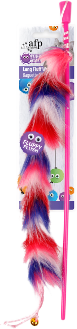 Игрушка для кошек – AFP Furry Ball Long Fluff Wand