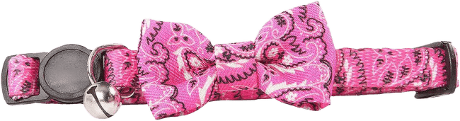Kakla siksna kaķiem – Pawise Cat Collar Bowknot, Pink