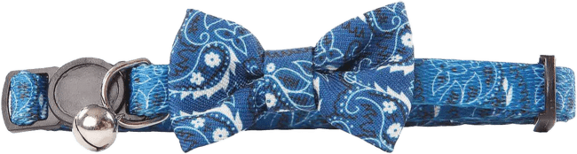 Kakla siksna kaķiem – Pawise Cat Collar Bowknot, Blue