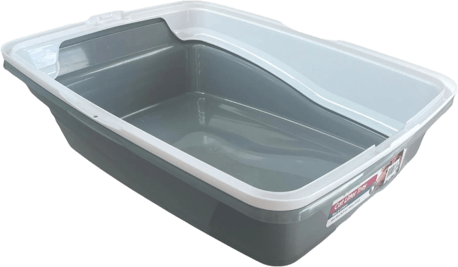Tualete kaķiem – Pawise Cat Litter Tray, gray 48 x 38,5 cm