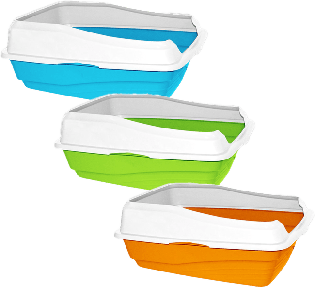 Туалет для кошек – Pawise Cat Litter Tray, mix 46 x 36 см