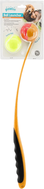 Rotaļlieta suņiem – Pawise Squeaker Tennisball Launcher