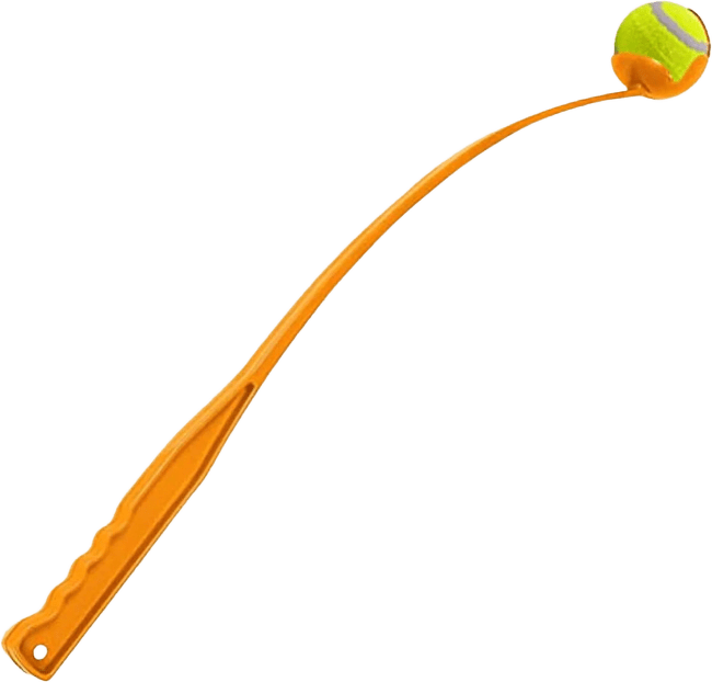 Rotaļlieta suņiem – Pawise Squeaker Tennisball Launcher, 62 cm
