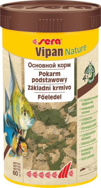 Корм для рыбок – Sera Vipan Nature Tropical Flakes, 250 мл