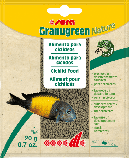 Barība zivīm – Sera Granugreen Nature, 20 g