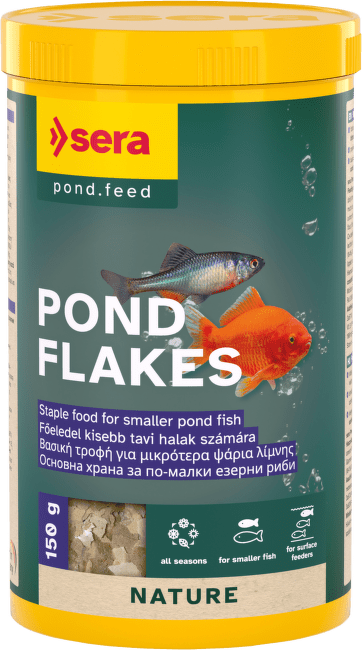 Barība dīķa zivīm – Sera Pond Flakes Nature, 1000 ml