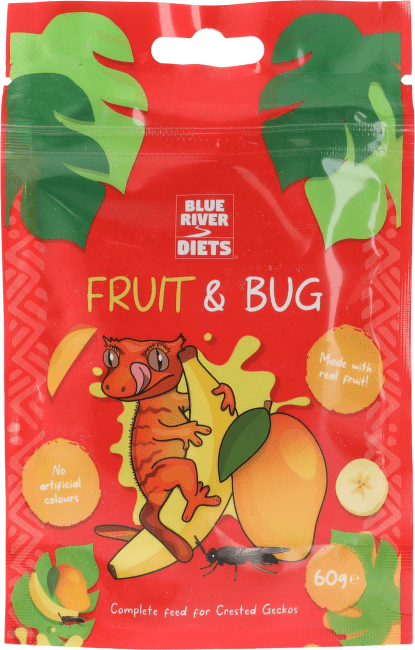 Krmivo Blue River Diets instantní kaše ovoce a hmyz 60 g